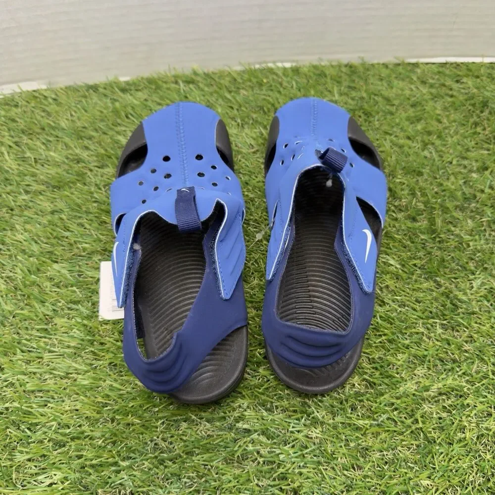 Nike Sunray Protect 2 PS Signal Blue Sandals 943826-403 Youth Size 1Y Kids